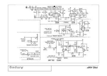 Ampeg Pre Amp schematic circuit diagram